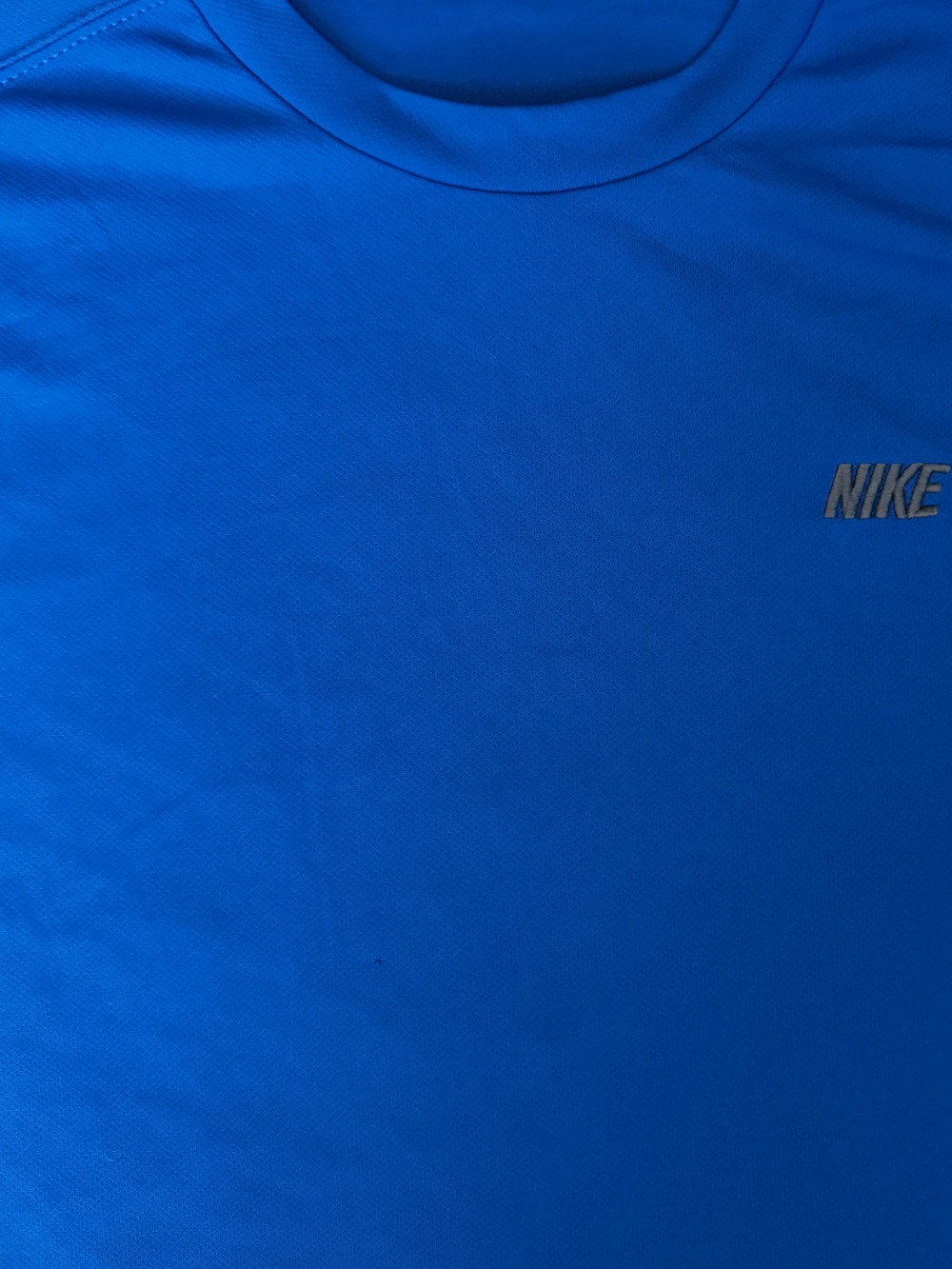 Nike Bright Blue Short-Sleeve Performance Tee - Picture 3 of 5